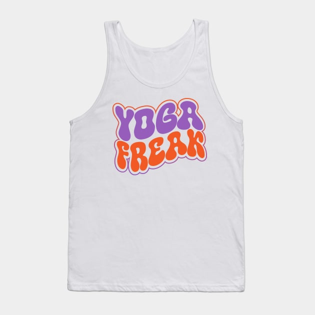 Yoga Freak Tank Top by Geneblu